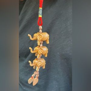 PM102922 Elephant Key Chain, Elephant Charm for good luck & protection